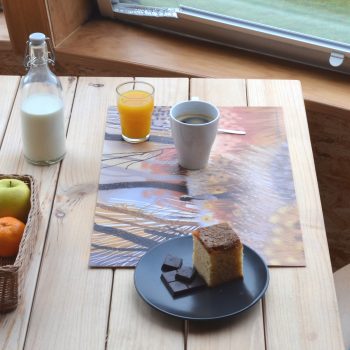 Mantel individual Campo Rosso