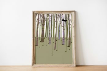 Siluetas-árboles ilustradora Cecilia Plaza