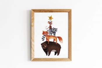 Pirámide-animales ilustradora Cecilia Plaza