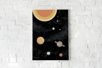 Sistema-solar ilustradora Cecilia Plaza