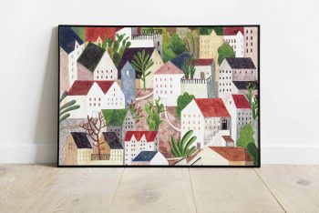 Pueblo ilustradora Cecilia Plaza