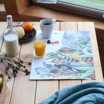 Mantel individual Hola Primavera