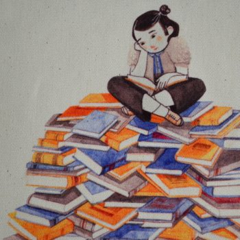 Banderín Read hard detalle