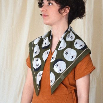 Pañuelo Lunas verde