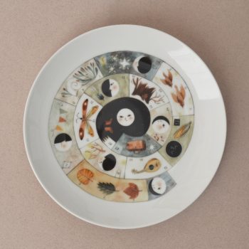 Plato cerámico Luna