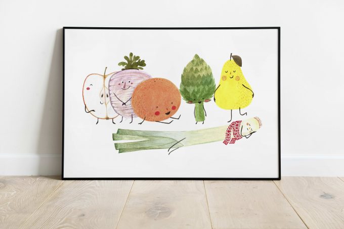 Frutas-Verduras-Invierno ilustradora Cecilia Plaza