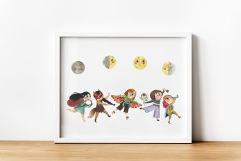 Mágica-Lunas ilustradora Cecilia Plaza