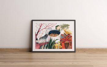 Duende-y-semillas ilustradora Cecilia