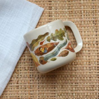 Taza Hojas derecha