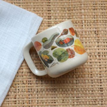 Taza Hojas izquierda