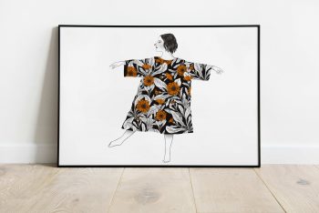 Ilustración Flores Caléndula