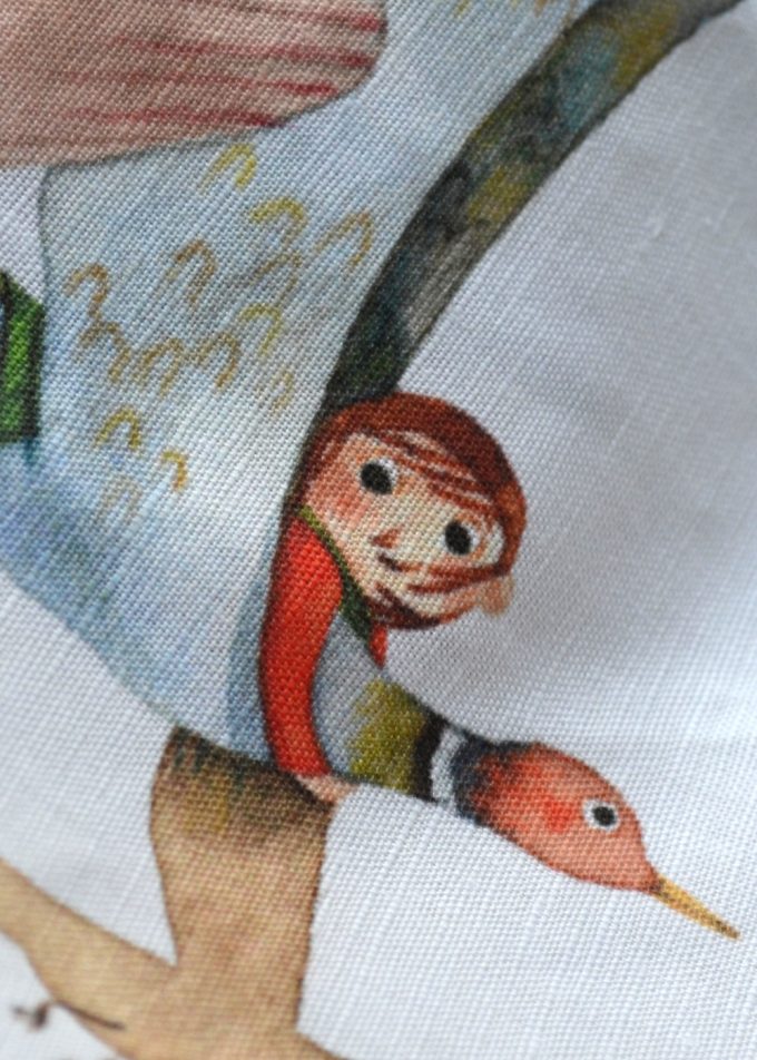 Detalle Lámpara Cuento Pájaros
