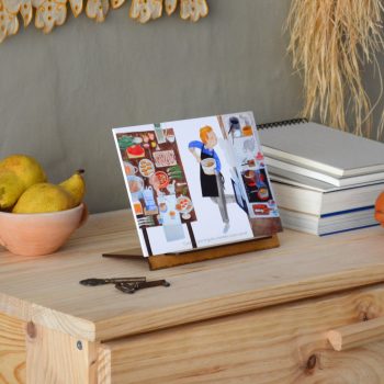 Atril Propósitos realistas cocinar