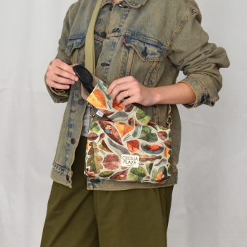 Bolso Cajita HOJAS y funda de gafas