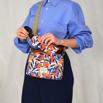 Bolso Cajita NARANJAS y funda de gafas