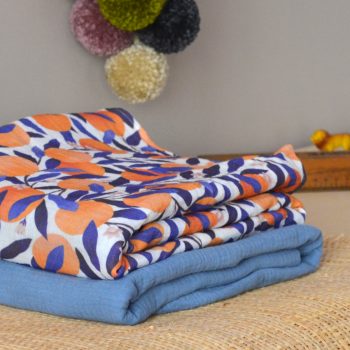 Muselina Naranjas plegada